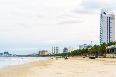 Danang Vietnam Çin Beach'te Deniz Manzaralı