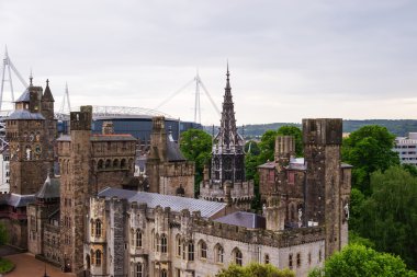 Galler Cardiff Kalesi Cardiff ana aralığı