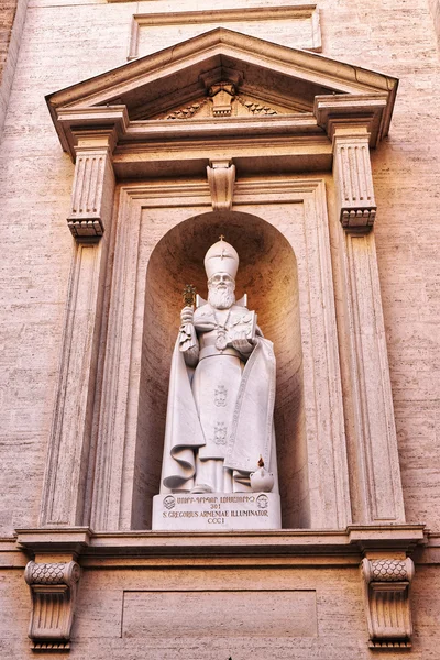 Detalhe da Basílica de São Pedro no Vaticano na Itália — Fotografia de Stock