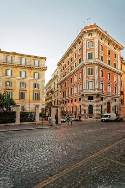 Rua na Cidade Velha em Roma na Itália — Fotografia de Stock