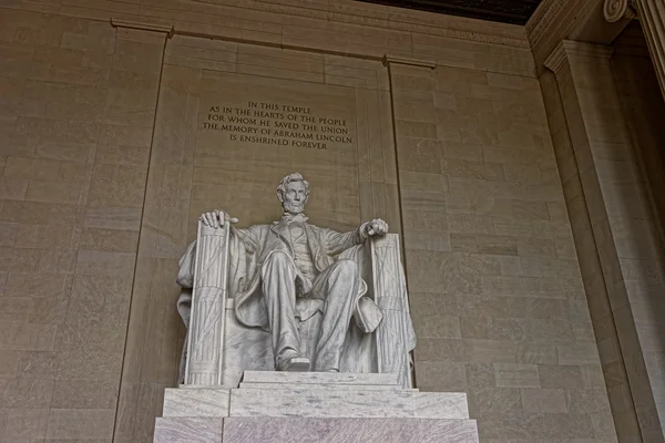 Monument of Abraham Lincoln in Washington DC US — Stock Photo, Image