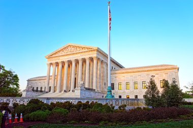 Washington Dc'deki Amerika Birleşik Devletleri Yüksek Mahkemesi Binası