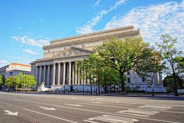 Washington Dc'deki Ulusal Arşiv Binası'nda görünüm
