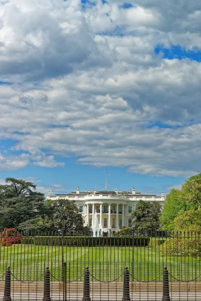 Vista en la Casa Blanca en Washington DC — Foto de Stock