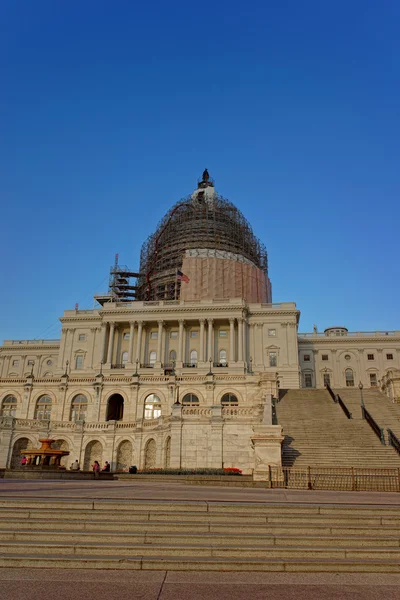 Vista en la reconstrucción del Capitolio de los Estados Unidos — Foto de Stock