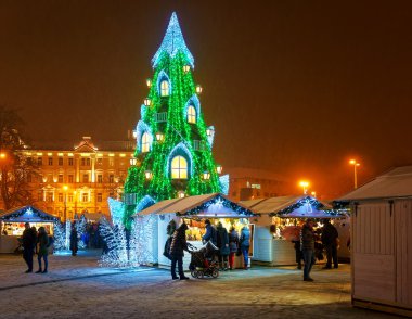 Vilnius Noel Pazarı ve Litvanya Noel ağacı