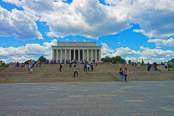 Lincoln Memorial em Washington DC EUA — Fotografia de Stock