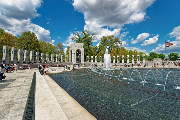 Monumento Nacional de la Segunda Guerra Mundial en Washington — Foto de Stock