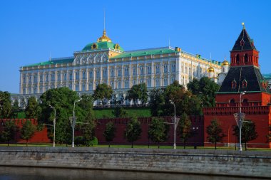 Moskova kremlin Sarayı ve taynitskaya Kulesi