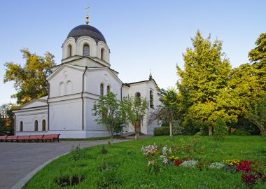 Moskova manastırda anlayışı mezarlıkta kilisede