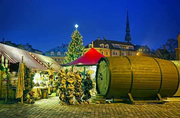European Christmas market square — Stock Photo, Image