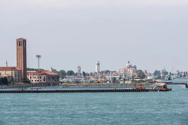 Waterfront Visa till Venedig från stadens hamn — Stockfoto