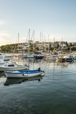 Adriyatik Denizi bay Harbor Pula, Croa Marina çeşitli deniz araçları