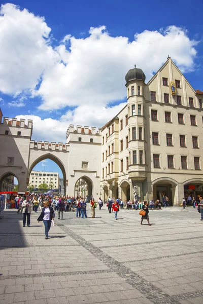 Puerta de la fortaleza de Karlstor en Munich — Foto de Stock
