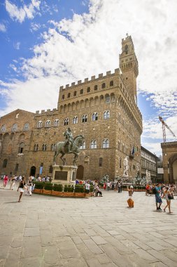 Eski sarayının Sinyora Meydanı (Piazza della (Palazzo Vecchio)