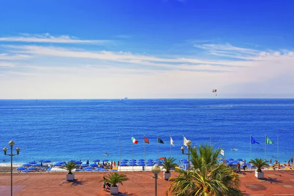 Beach Promenade d Anglais (İngilizce mesire) Nice, Fr