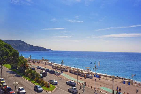 Promenade d Anglais à Nice, France — Photo