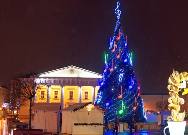 ビリニュスの旧市街のクリスマス マーケット — ストック写真