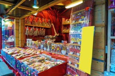 Noel pazarı durak gingerbread çerezleri ile