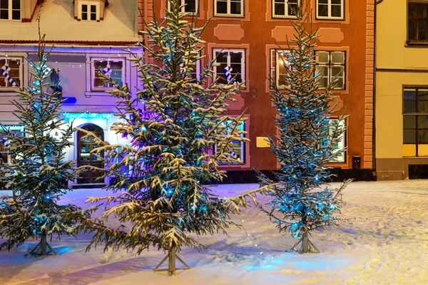 Christmas mood in Old Riga — Stock Photo, Image