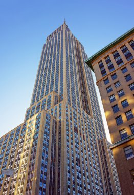 empire state Manhattan new York'ta bina 