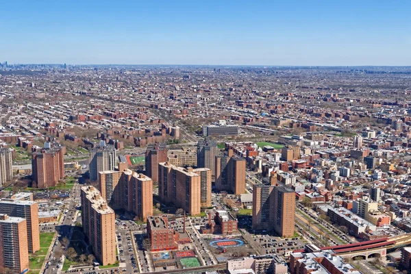 Вид с воздуха на Проспект-парк в Бруклине — стоковое фото