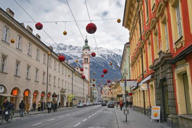 St Josef kilise Noel Avusturya'da Innsbruck