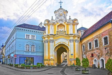 Litvanya Vilnius Eski Şehir Basilian manastır kapısı