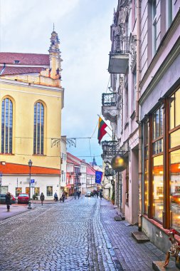Litvanya Vilnius Eski Şehir Pilies Street