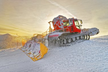 Ratrack kış Kasprowy Zakopane Wierch tarihinde işyerinde