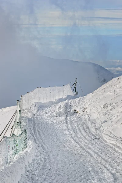 Kasprowy Wierch top in Zakopane in het Tatra-gebergte in de winter — Stockfoto