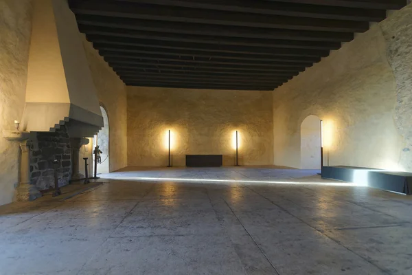 Interior of a hall in Thun Castle — Stock Photo, Image