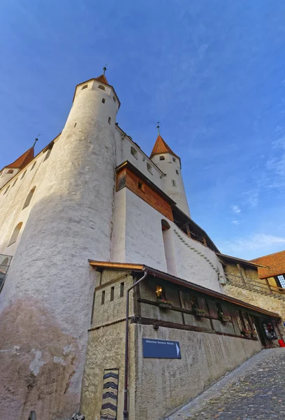 Entrada central en el castillo de Thun en Suiza — Foto de Stock