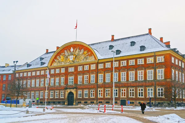 Chancery building in Copenhagen in winter — Stock Photo, Image