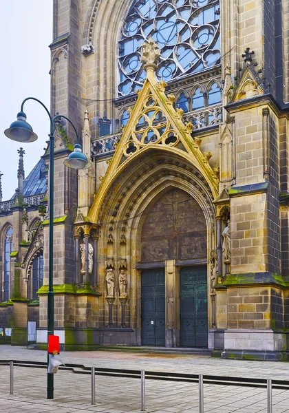 Fragmento de Linz Nueva Catedral de Linz en Austria — Foto de Stock