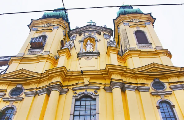 Fragmento da Igreja Ursulina em Linz, na Áustria — Fotografia de Stock