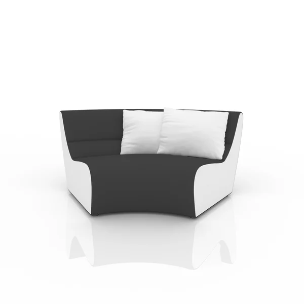 Black white chair — Stock Photo, Image