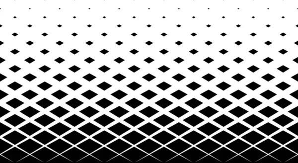 Geometriskt Mönster Svarta Horisontella Diamanter Vit Bakgrund Sömlös Riktning Kort — Stock vektor