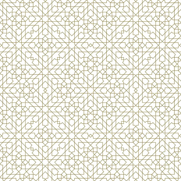 Arrière Plan Motif Sans Couture Basé Sur Art Islamique Couleur — Image vectorielle