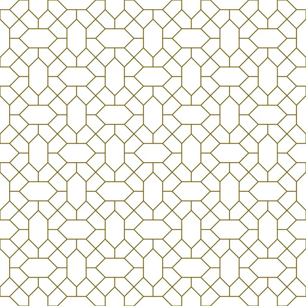 Nahtlose Geometrische Muster Feine Linien Brauner Farbe Geometrischer Hintergrund Grafische — Stockvektor