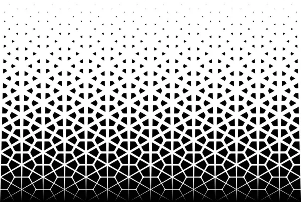 Verschwindendes Muster Japanischen Stil Kumiko Schwarze Gestalten Auf Weißem Hintergrund — Stockvektor