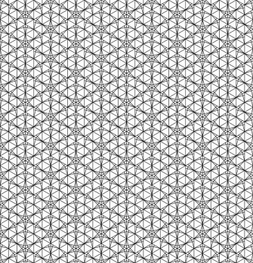Japon pürüzsüz Kumiko deseni siyah beyaz. İnce çizgiler..