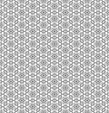 Japon pürüzsüz Kumiko deseni siyah beyaz. İnce çizgiler..