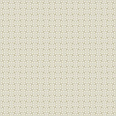 Japon geleneklerinde kusursuz geometrik desen. Ortalama kalınlık çizgileri.