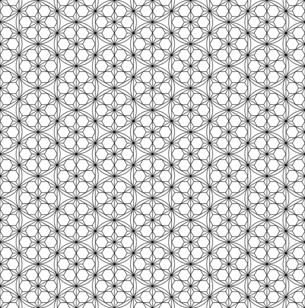 Japon pürüzsüz Kumiko deseni siyah beyaz. İnce çizgiler..