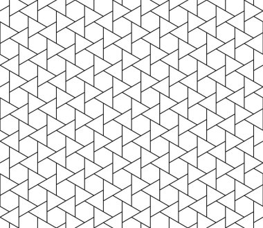 Geleneksel İslami sanata dayalı kusursuz geometrik süsleme. Kahverengi çizgiler. Kumaş, tekstil, kapak, ambalaj kağıdı, arka plan için harika tasarım..