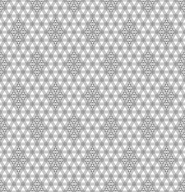 Japon pürüzsüz Kumiko deseni siyah beyaz. İnce çizgiler..