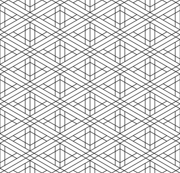 Японский бесшовный рисунок Кумико в черно-белом цвете..