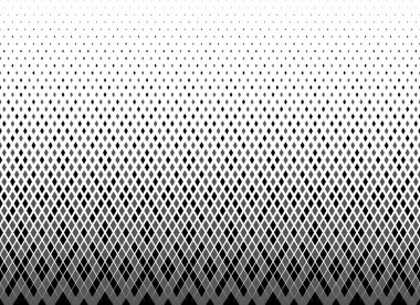 Arka planda yarım ton vektörü. Siyah elmaslarla dolu.. 