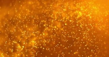 Altın toz parçacıklarının döngü sorunsuz hazır arka plan